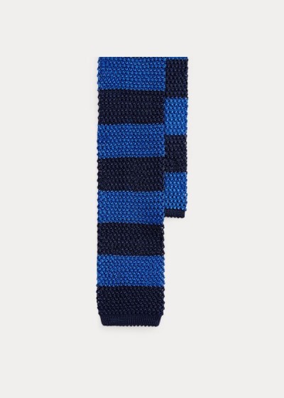 Laços Ralph Lauren Striped Knit Silk Homem 59726-GWHJ